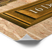 Beethoven Portrait Poster (Ecke)