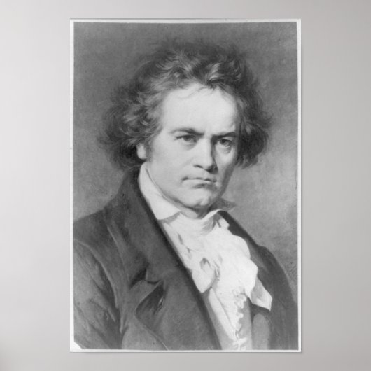 Beethoven Portrait Poster (Vorne)