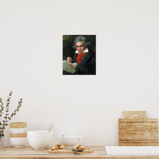 Beethoven Portrait Poster (Küche)