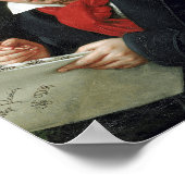 Beethoven Portrait von Joseph Karl Stieler Poster (Ecke)