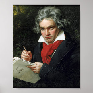 Beethoven Portrait von Joseph Karl Stieler Poster