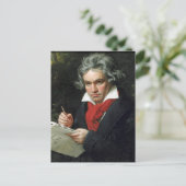 Beethoven Portrait von Joseph Karl Stieler Postkarte (Stehend Vorderseite)