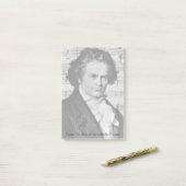 Beethoven Post-it Klebezettel (Auf Schreibtisch)