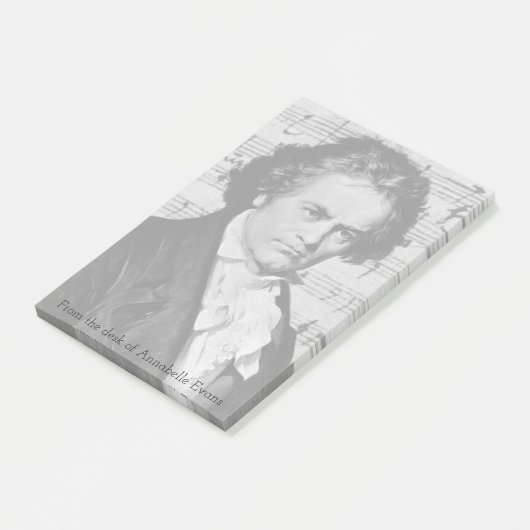 Beethoven Post-it Klebezettel (angewinkelt)