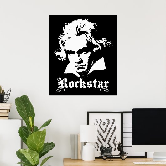 Beethoven Poster (Heimbüro)