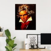 Beethoven Poster (Heimbüro)