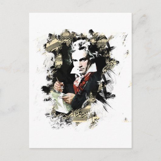 Beethoven Postkarte (Vorderseite)