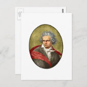 Beethoven Postkarte (Vorne/Hinten)
