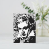 BEETHOVEN POSTKARTE (Stehend Vorderseite)
