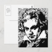 BEETHOVEN POSTKARTE (Vorne/Hinten)