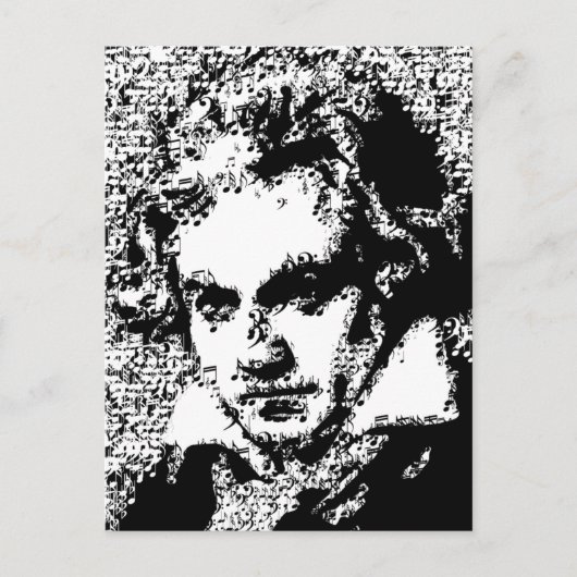 BEETHOVEN POSTKARTE (Vorderseite)