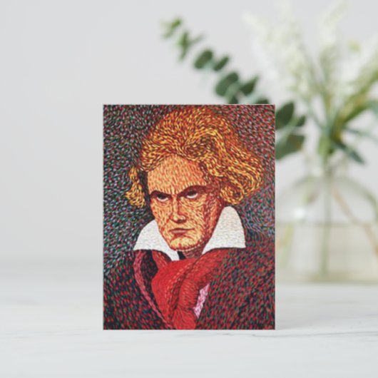 Beethoven Postkarte (Stehend Vorderseite)