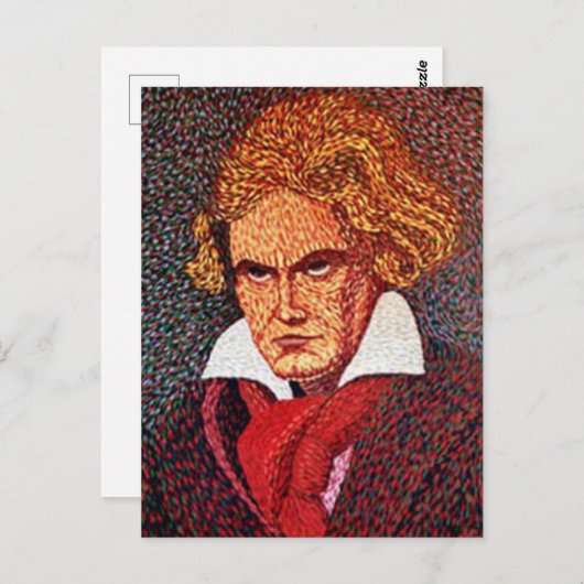 Beethoven Postkarte (Vorne/Hinten)