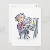 Beethoven Postkarte (Vorne/Hinten)