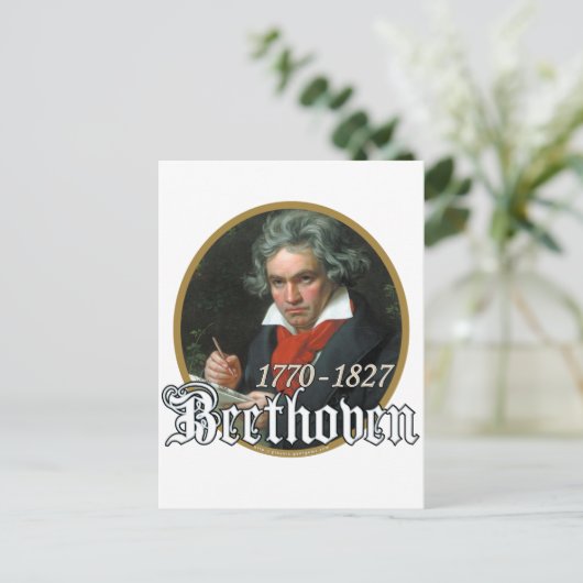 Beethoven Postkarte (Stehend Vorderseite)