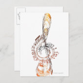 Beethoven Postkarte (Vorne/Hinten)