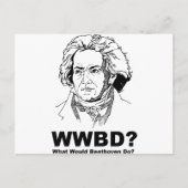 Beethoven Postkarte (Vorderseite)
