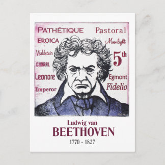 Beethoven Postkarte