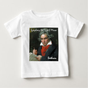 Beethoven-Produkt-Kunst-klassische Sammlung Baby T-shirt