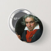 Beethoven-Produkt-Kunst-klassische Sammlung Button (Vorne & Hinten)
