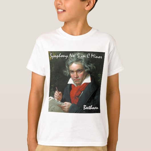 Beethoven-Produkt-Kunst-klassische Sammlung T-Shirt (Vorderseite)