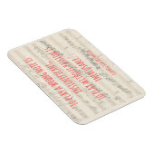 Beethoven Quote Magnet (Rechte Seite)