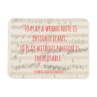 Beethoven Quote Magnet