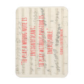 Beethoven Quote Magnet (Vertikal)