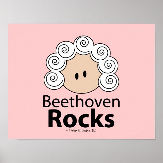 Beethoven Rocks Beethoven Poster (Vorne)