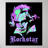 Beethoven Rockstar Poster (Vorne)