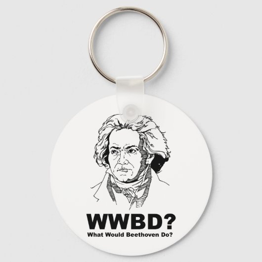 Beethoven Schlüsselanhänger (Vorderseite)