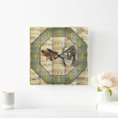 Beethoven ~ Symphonieorchester ~ Piano ~ Quadratische Wanduhr (Zuhause)