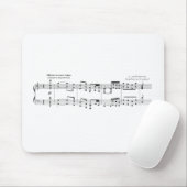 Beethoven Symphony #9 (Schwarz) Mousepad (Mit Mouse)