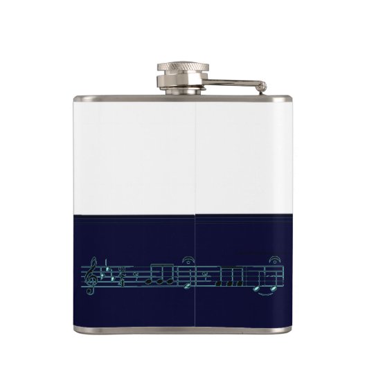 Beethoven Symphony No. 5 (Blue) Flachmann (Rückseite)