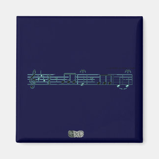 Beethoven Symphony No. 5 (Blue) Magnet