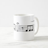 Beethoven Symphony No. 5 Kaffeetasse (VorderseiteRechts)