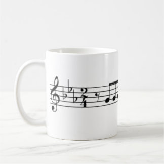 Beethoven Symphony No. 5 Kaffeetasse