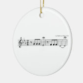Beethoven Symphony No. 5 Keramik Ornament (Links)