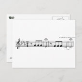 Beethoven Symphony No. 5 Postcard Postkarte (Vorne/Hinten)