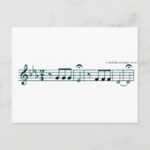 Beethoven Symphony No. 5 Postkarte (Vorderseite)