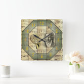 Beethoven ~ Symphony Orchestra ~ French Horn ~ Quadratische Wanduhr (Zuhause)