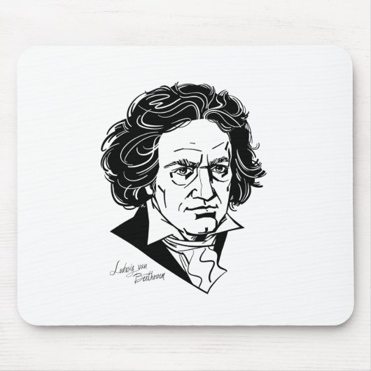 Beethoven-t Mousepad (Vorne)