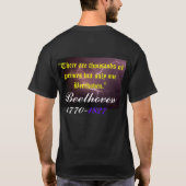 Beethoven T-Shirt (Rückseite)