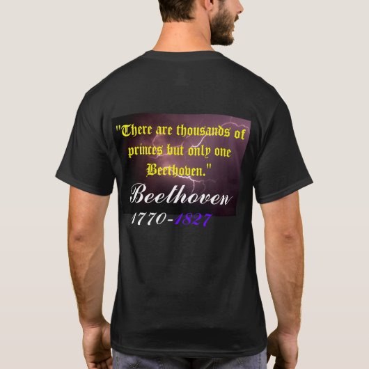 Beethoven T-Shirt (Rückseite)