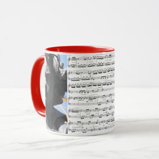 Beethoven Tasse (Vorderseite Links)
