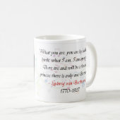 Beethoven-Tasse Kaffeetasse (VorderseiteRechts)