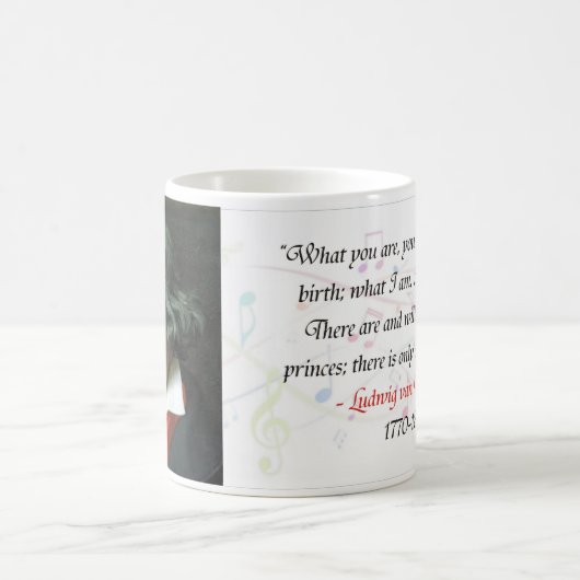 Beethoven-Tasse Kaffeetasse (Mittel)