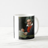 Beethoven-Tasse ", zum ohne Leidenschaft zu Kaffeetasse (VorderseiteRechts)