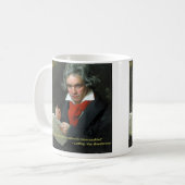 Beethoven-Tasse ", zum ohne Leidenschaft zu Kaffeetasse (Vorderseite Links)