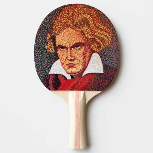 Beethoven Tischtennis Schläger (Vorderseite)